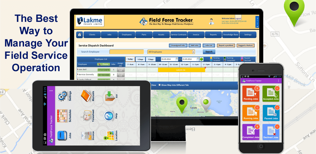 Field Service Mobile Apps | Field Force Tracker