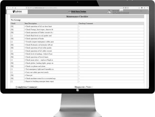 Mobile Form Checklist for Field Technicians