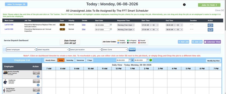 8 Best Field Service Dispatch Apps to Streamline Service Operations and Improve Profitability 2 Field Service Dispatch App Dashboard