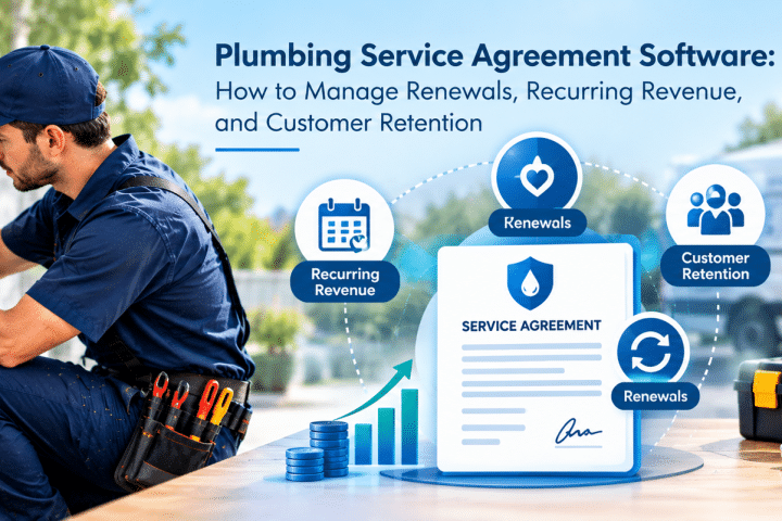 Plumbing Service Agreement Software