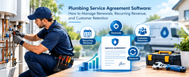 Plumbing Service Agreement Software